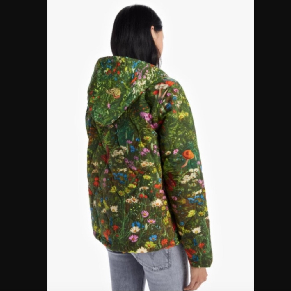 MOTHER | The Double Draw Zip Hoodie Jacket (Sleeping in the Garden)